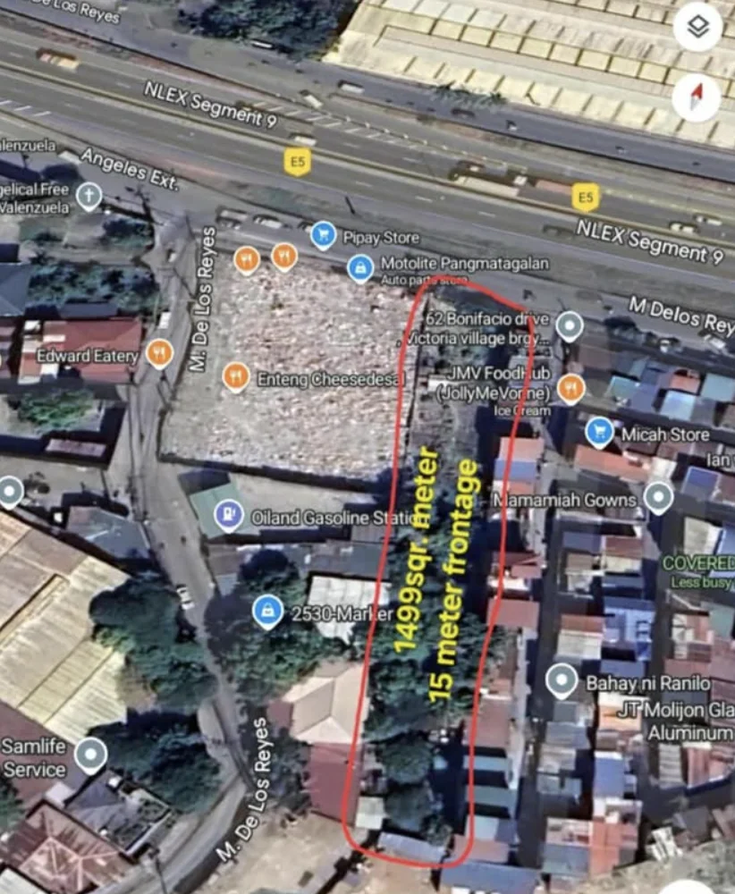 Vacant Lot Along Nlex Segment 9 Service Road | Lot for Sale in Valenzuela City