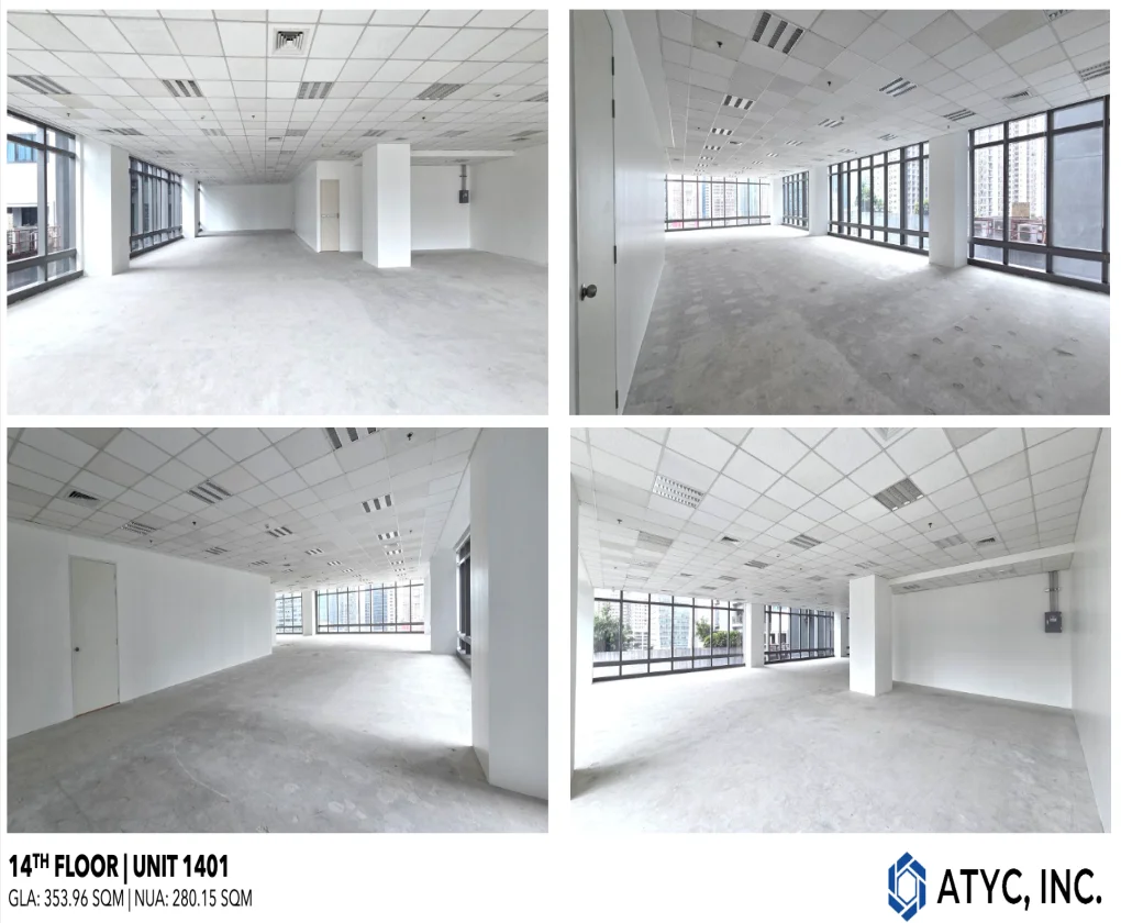 A.t. Yuchengco Centre | 354sqm Office Space for Rent in Taguig City