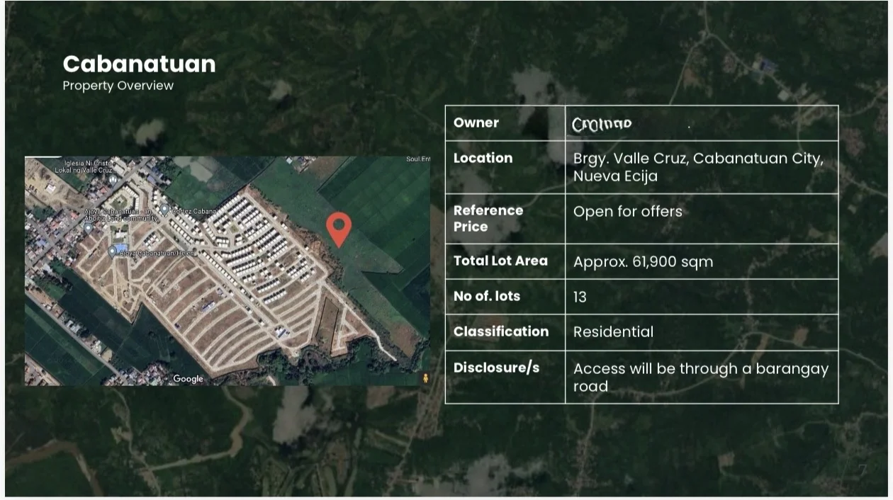 Cabanatuan Nueva Ecija Vacant Lot | Lot for Sale in Nueva Ecija