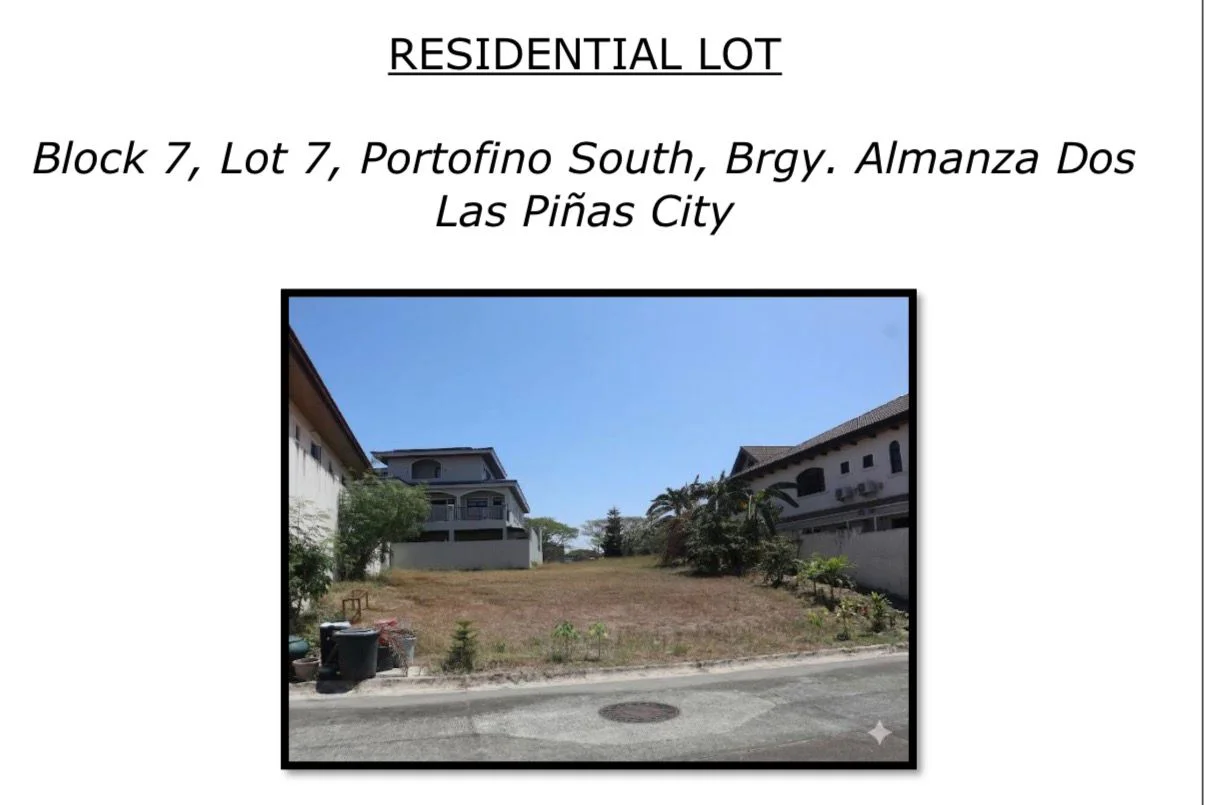 Portofino South | Lot for Sale in Las Piñas City