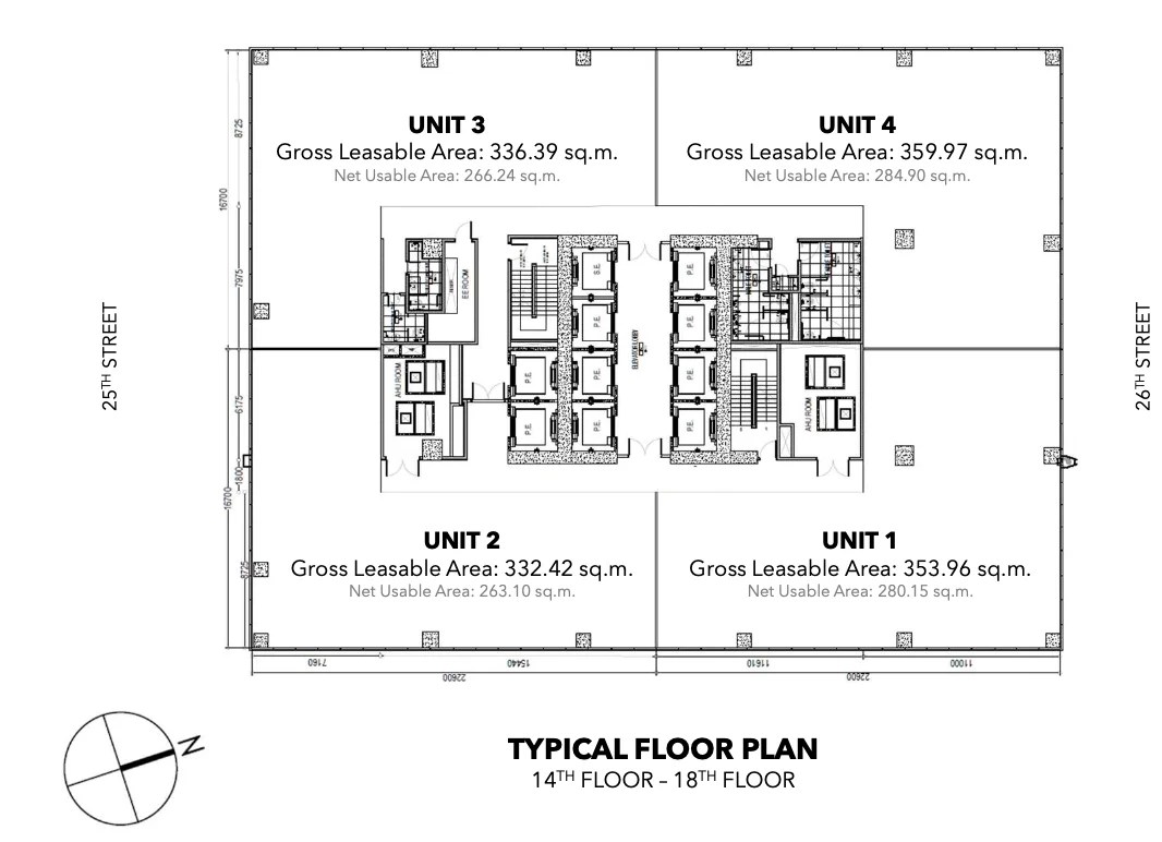 A.t. Yuchengco Centre | 1383sqm Office Space for Rent in Taguig City