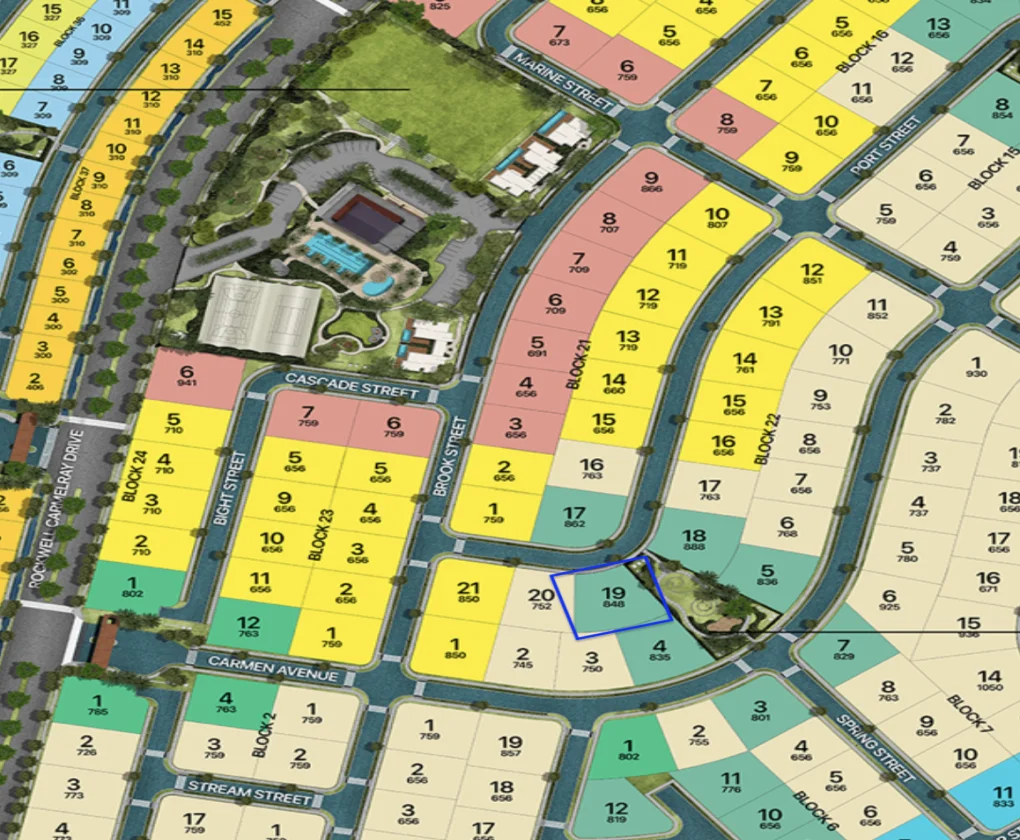 Rockwell South At Carmelray Nuvali | Lot for Sale in Laguna