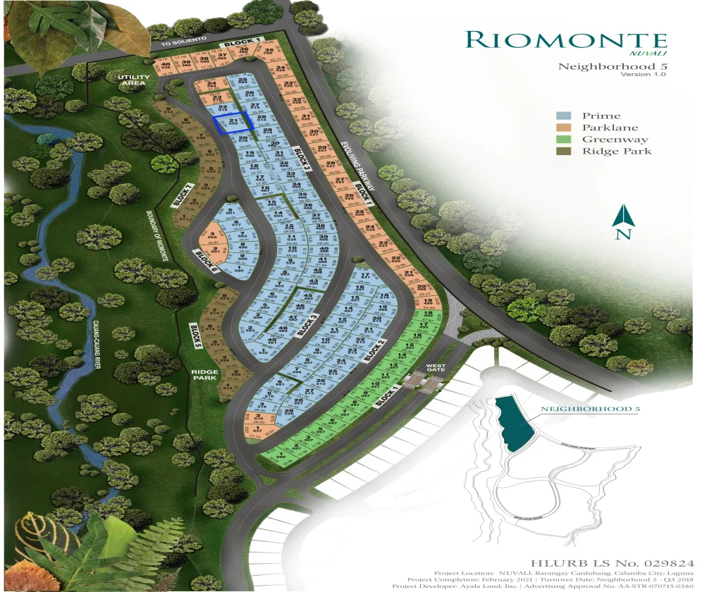 Riomonte | Lot for Sale in Laguna