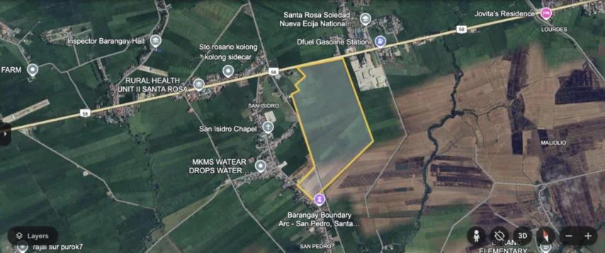 Sta Rosa Nueva Ecija | 141038sqm Lot for Sale in Nueva Ecija