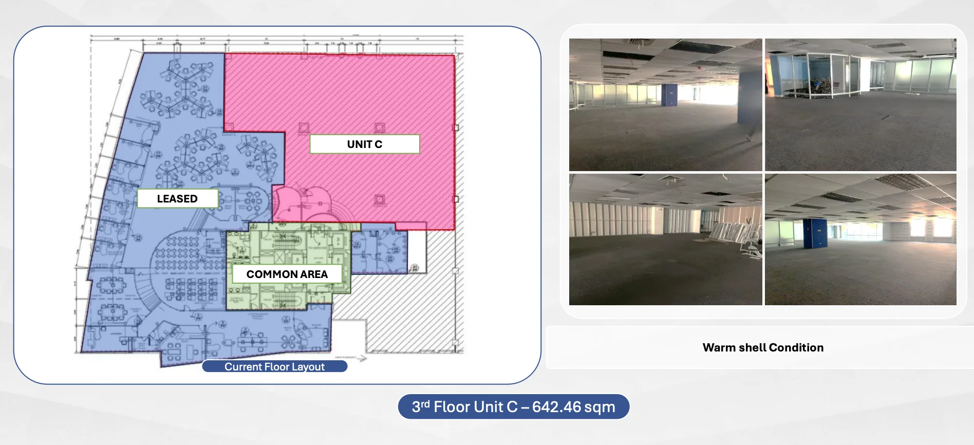 One World Square | 642sqm Office Space for Rent in Taguig City - Mckinley