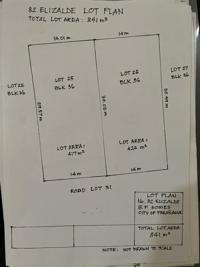 Bf Homes Paranaque Residential/commercial Lot | Lot for Sale in Parañaque City