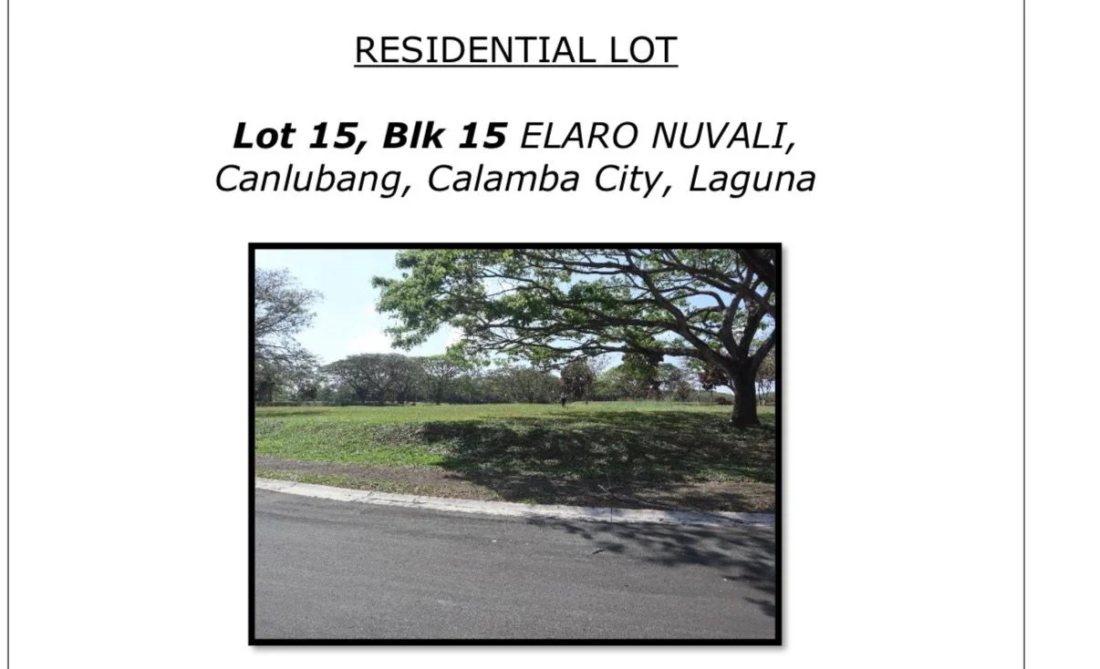 Elaro | Lot for Sale in Laguna