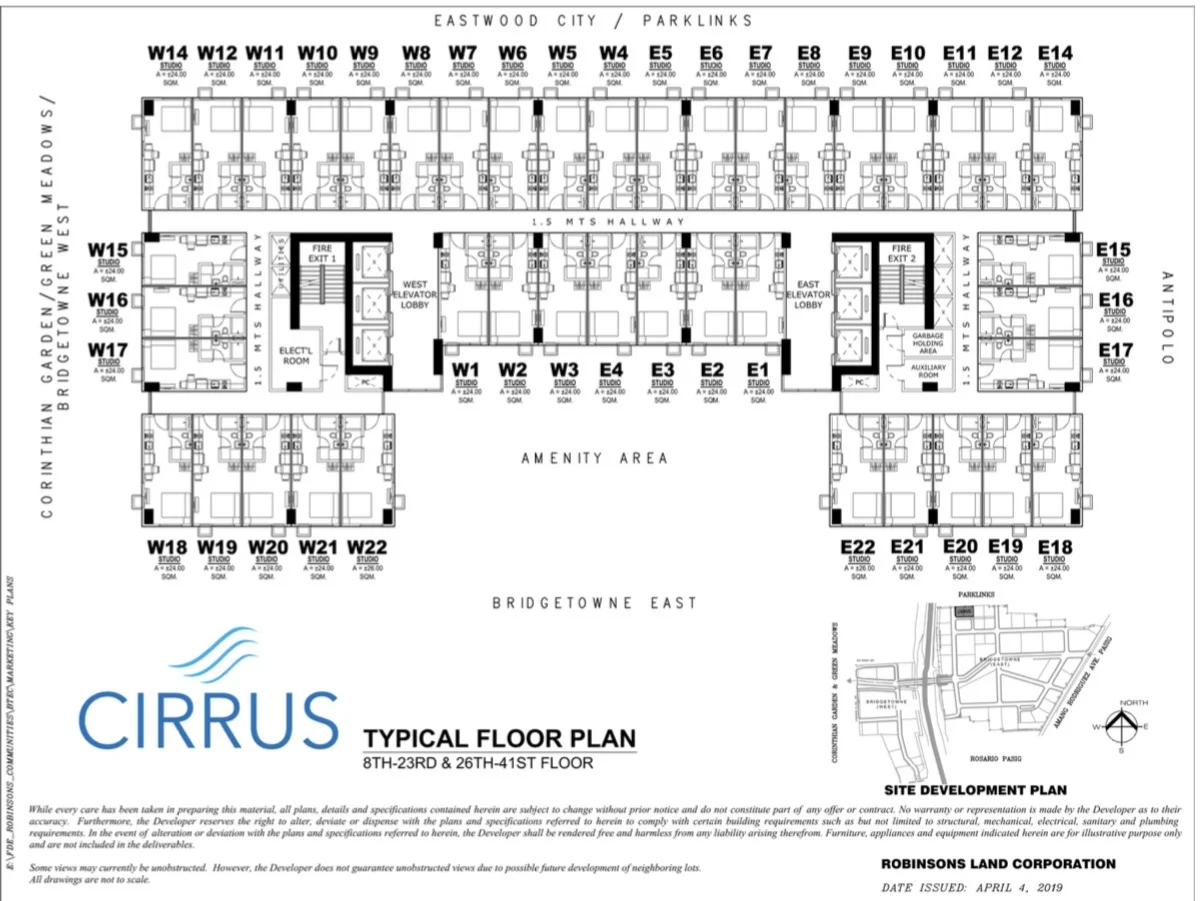 Cirrus | Studio 24sqm Condo for Sale in Pasig City