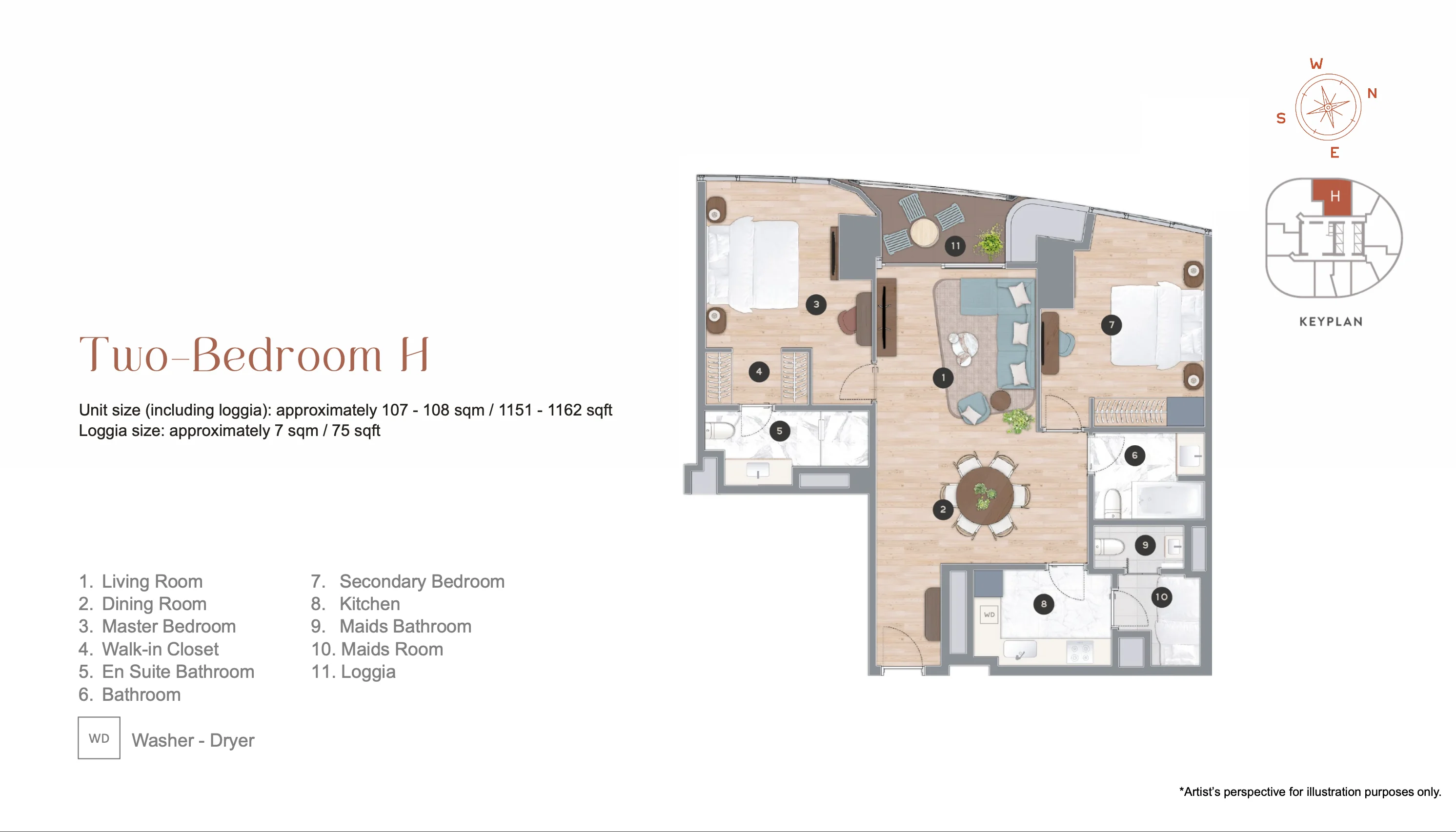 Haraya Residences | 2BR 109sqm Condo for Sale in Pasig City