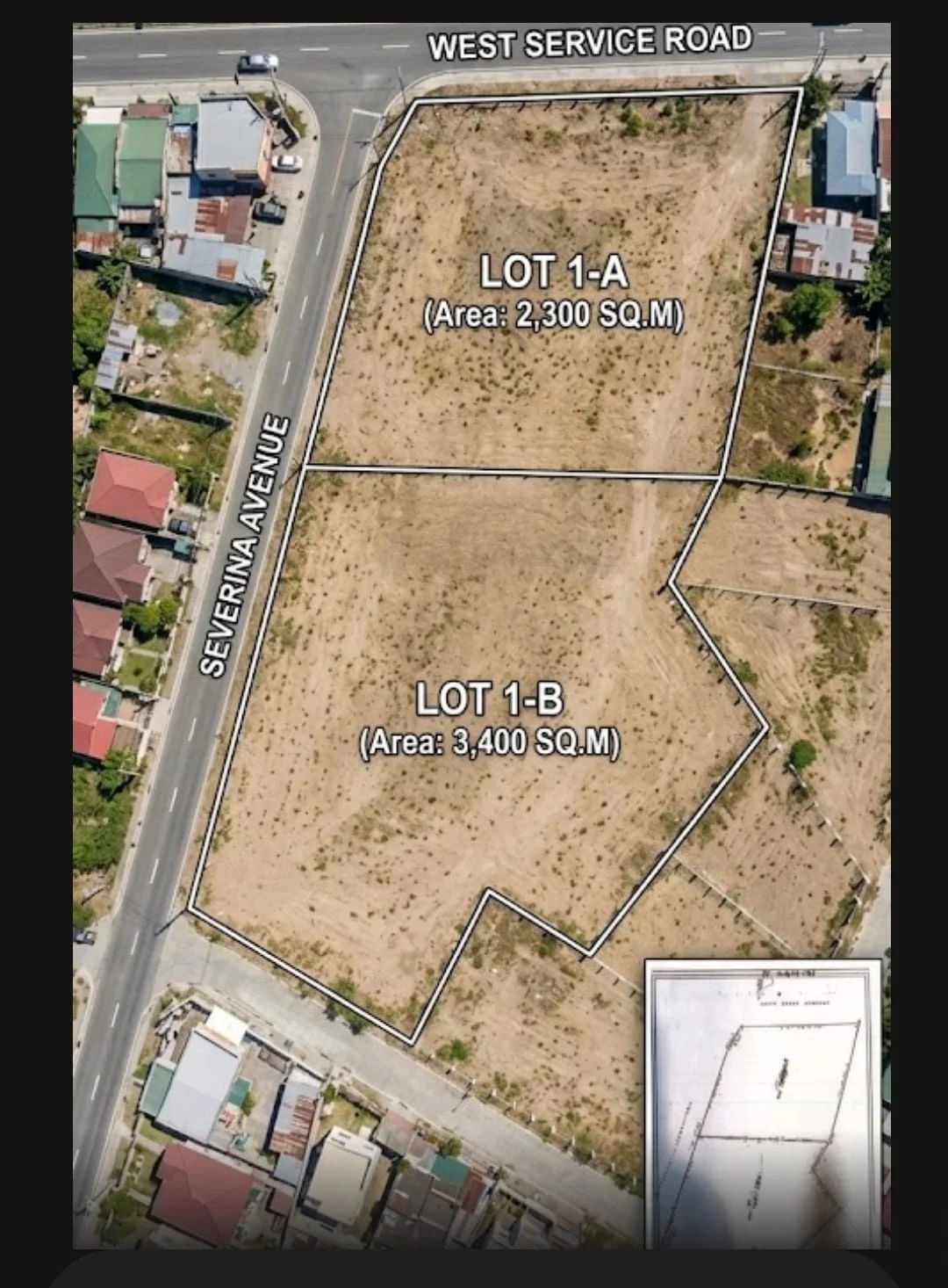 Sucat 5,700 Sqm Commercial Corner Lot - West Service Road Cor. Severina Avenue | Lot for Sale in Parañaque City