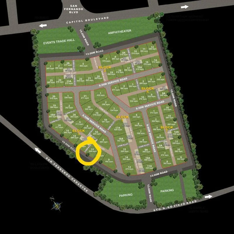 Capital Town San Fernando Pampanga | 304sqm Lot for Sale in Pampanga