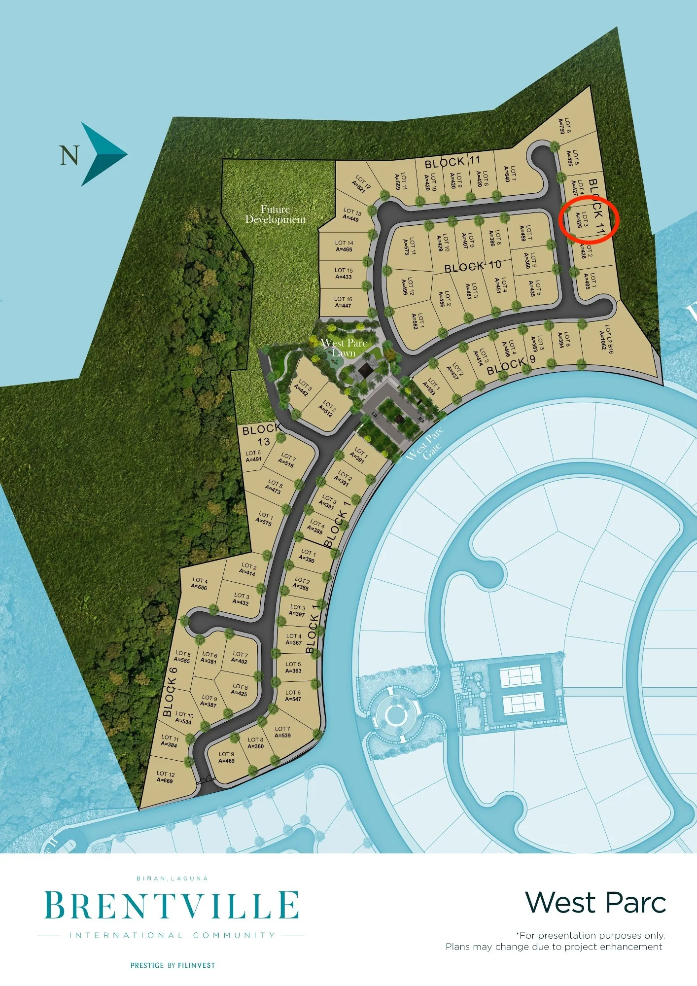 Brentville International Community | Lot for Sale in Laguna