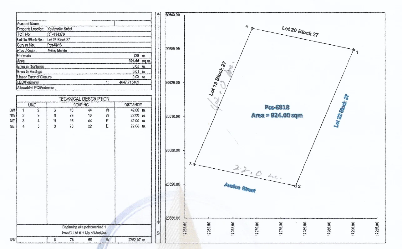 Xavierville Ii | Lot for Sale in Quezon City