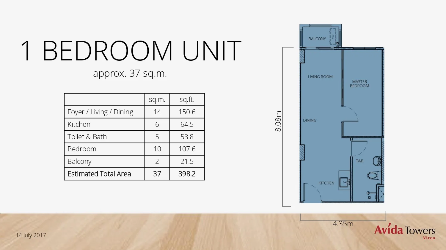 Avida Vireo | 1BR 37sqm Condo for Sale in Taguig City - Arca South