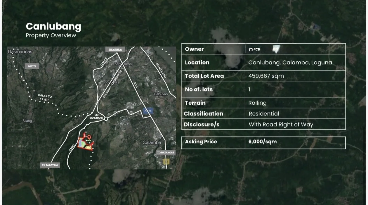 Canlubang Calamba Laguna Near Nuvali Vacant Lot | Lot for Sale in Laguna