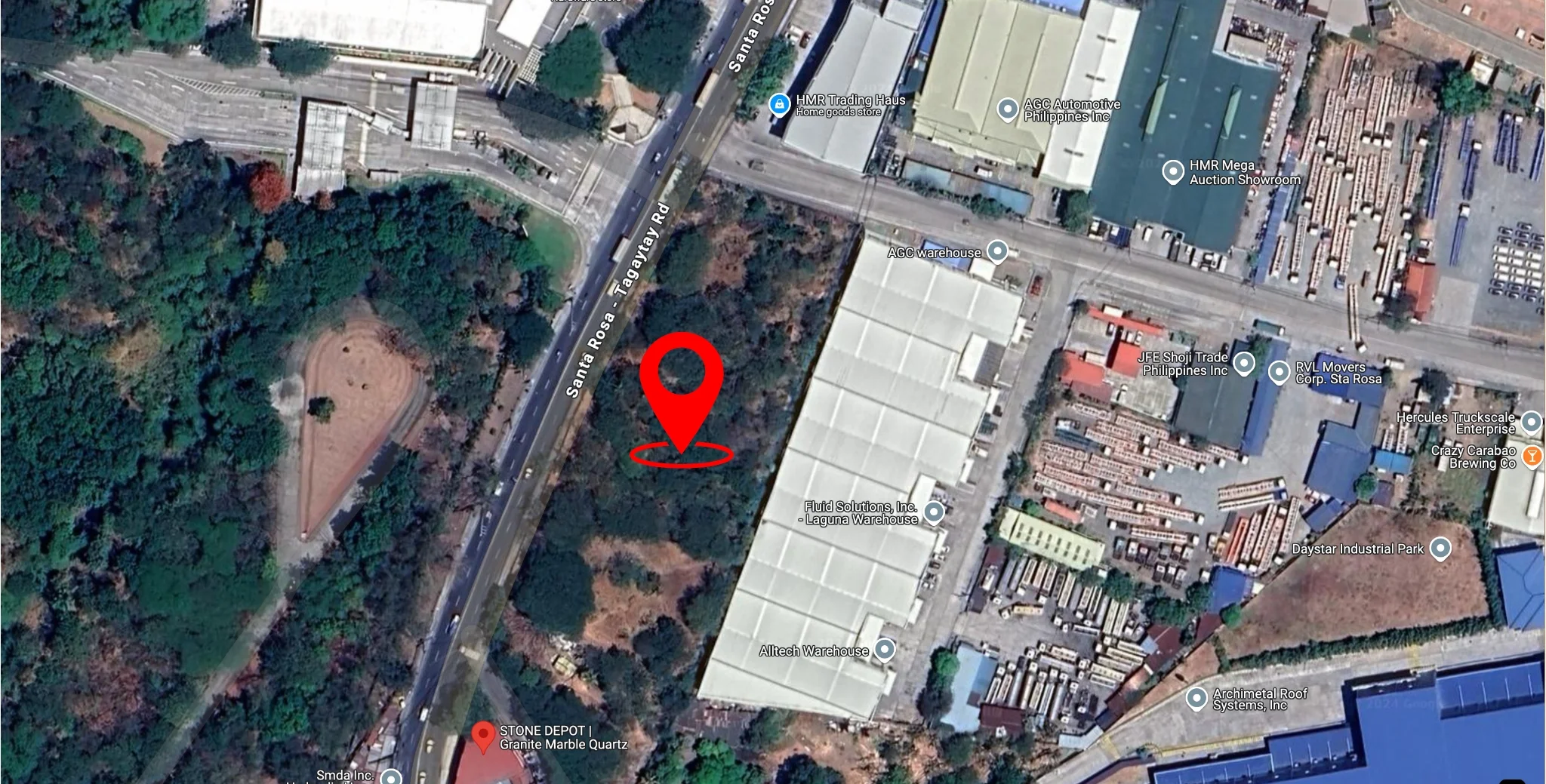 Commercial Lot Along Santa Rosa Tagaytay Road | Lot for Rent in Laguna