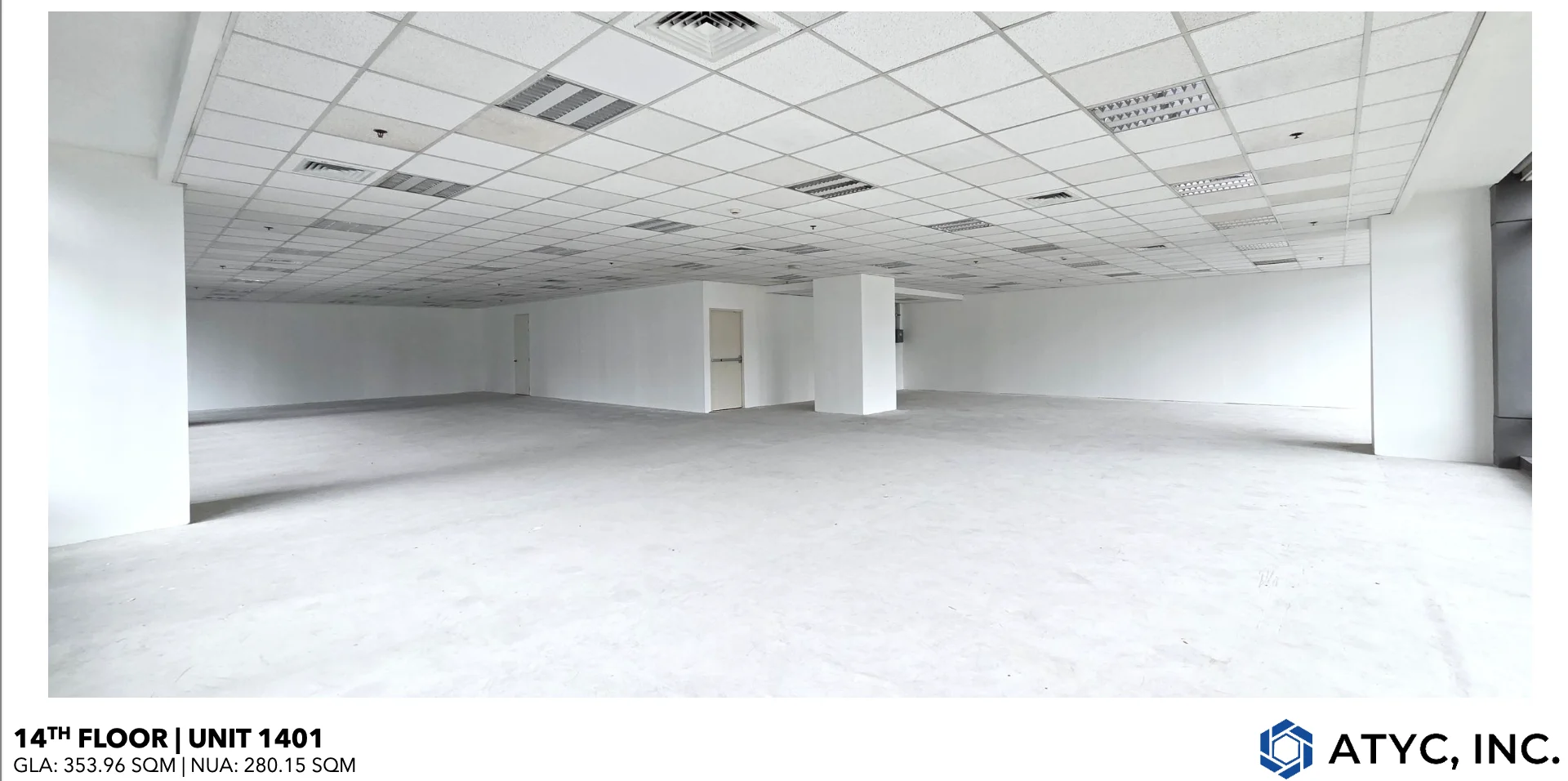 A.t. Yuchengco Centre | 354sqm Office Space for Rent in Taguig City