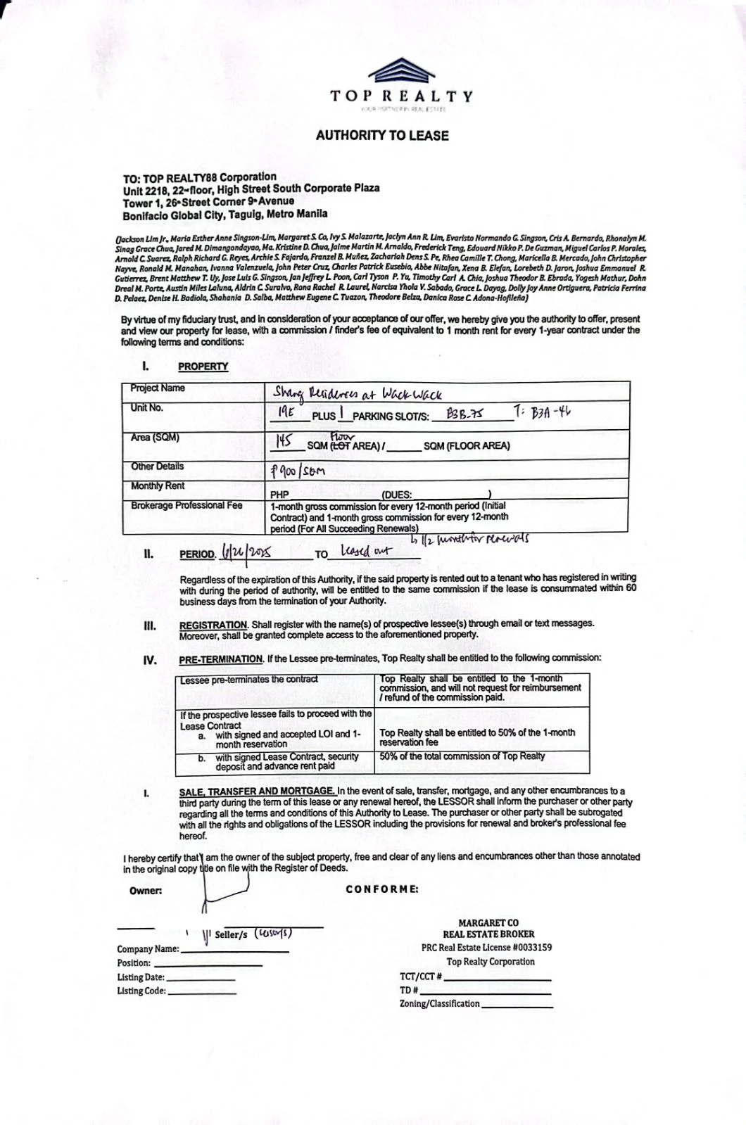 2 Bedroom Condominium for Rent in Shang Residences At Wack Wack