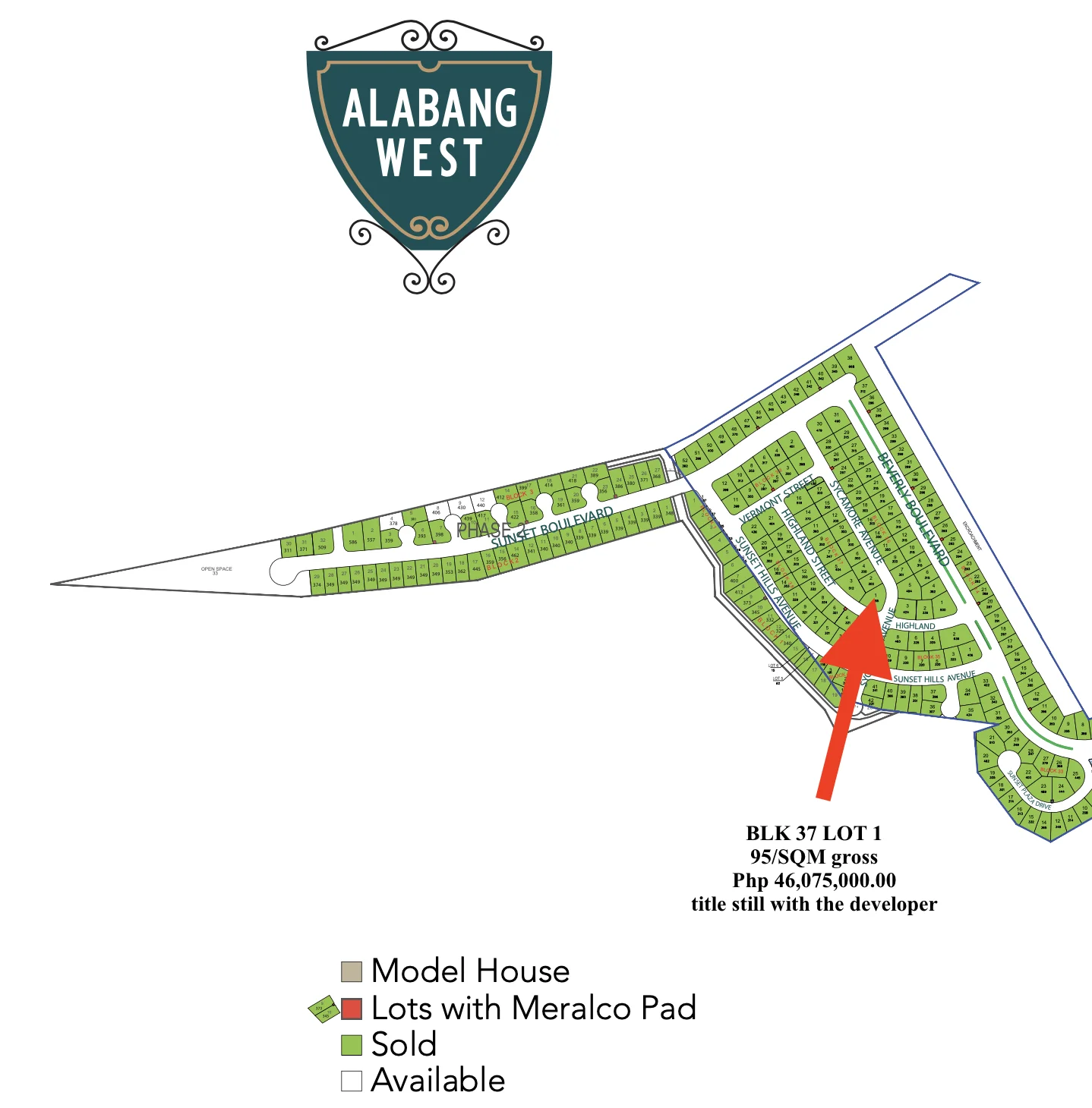 Lot for Sale in Alabang West