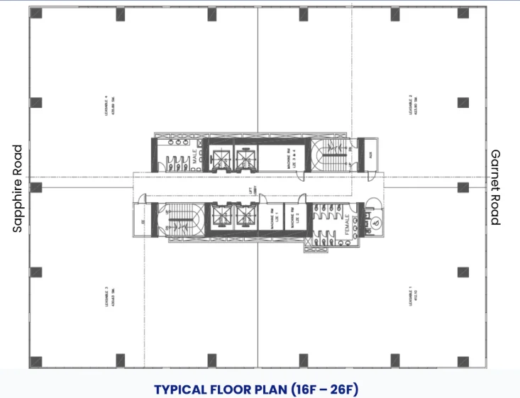 Office Space for Rent in Cyberscape Alpha