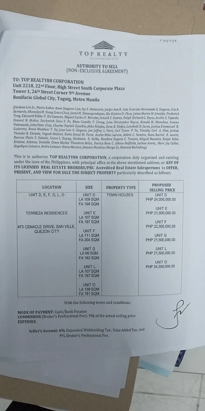 3 Bedroom Townhouse/Duplex/Compound for Sale in Terreza Residences, Sanville Subd