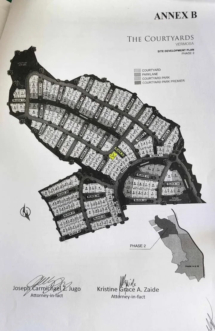 Lot for Sale in The Courtyards Vermosa