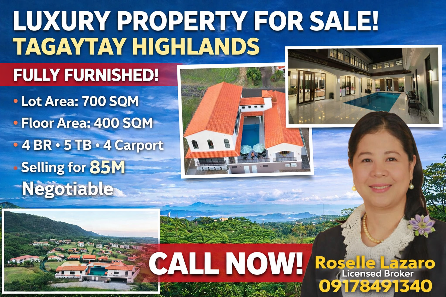 The Altamira at Tagaytay Midlands: Premium 4BR Residential For Sale in Tagaytay 