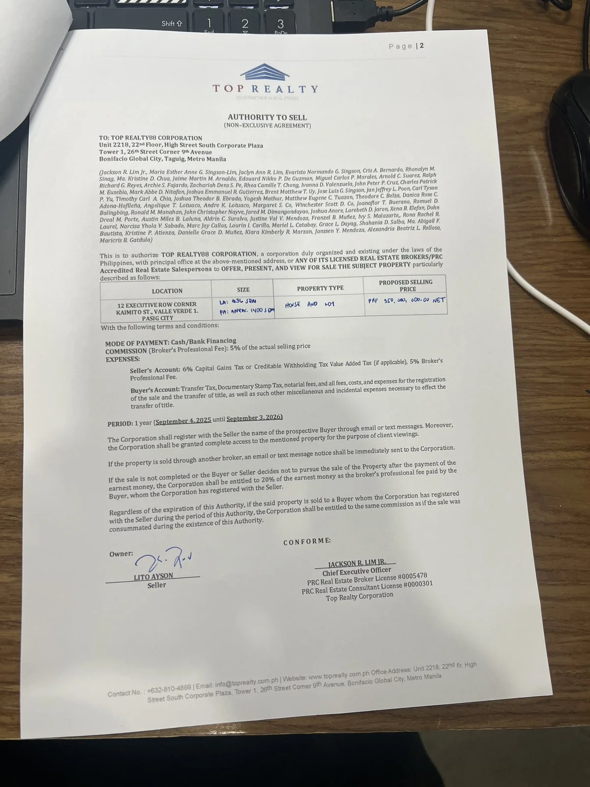 Executive Row Cor. Kaimito St - 5-Bedroom House & Lot For Sale in Executive Row Cor. Kaimito St, Pasig City