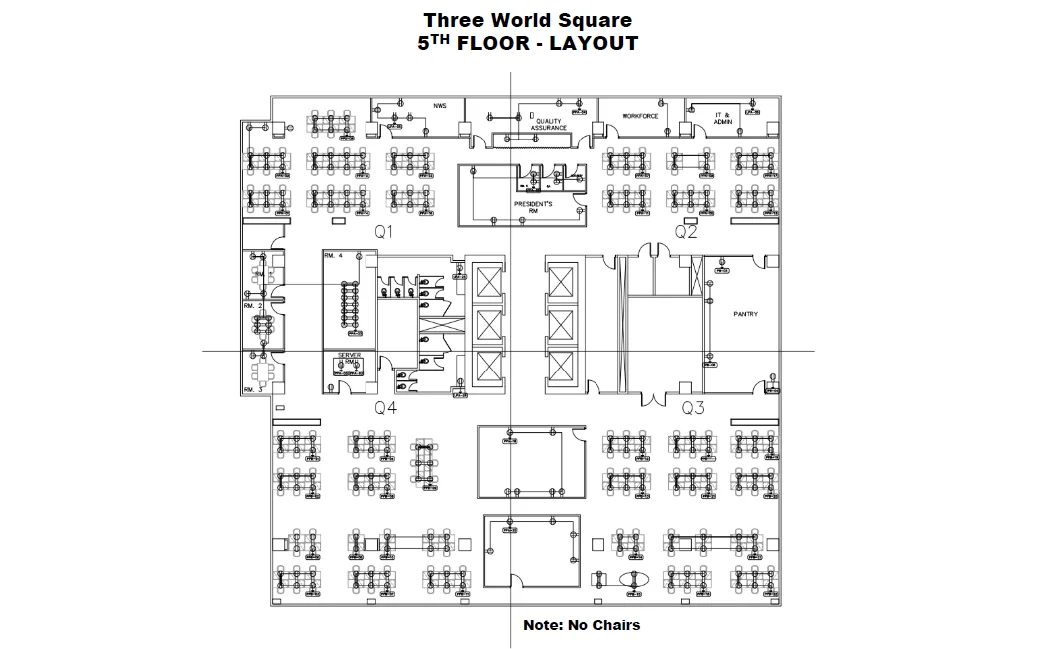 Office Space for Rent in Three World Square