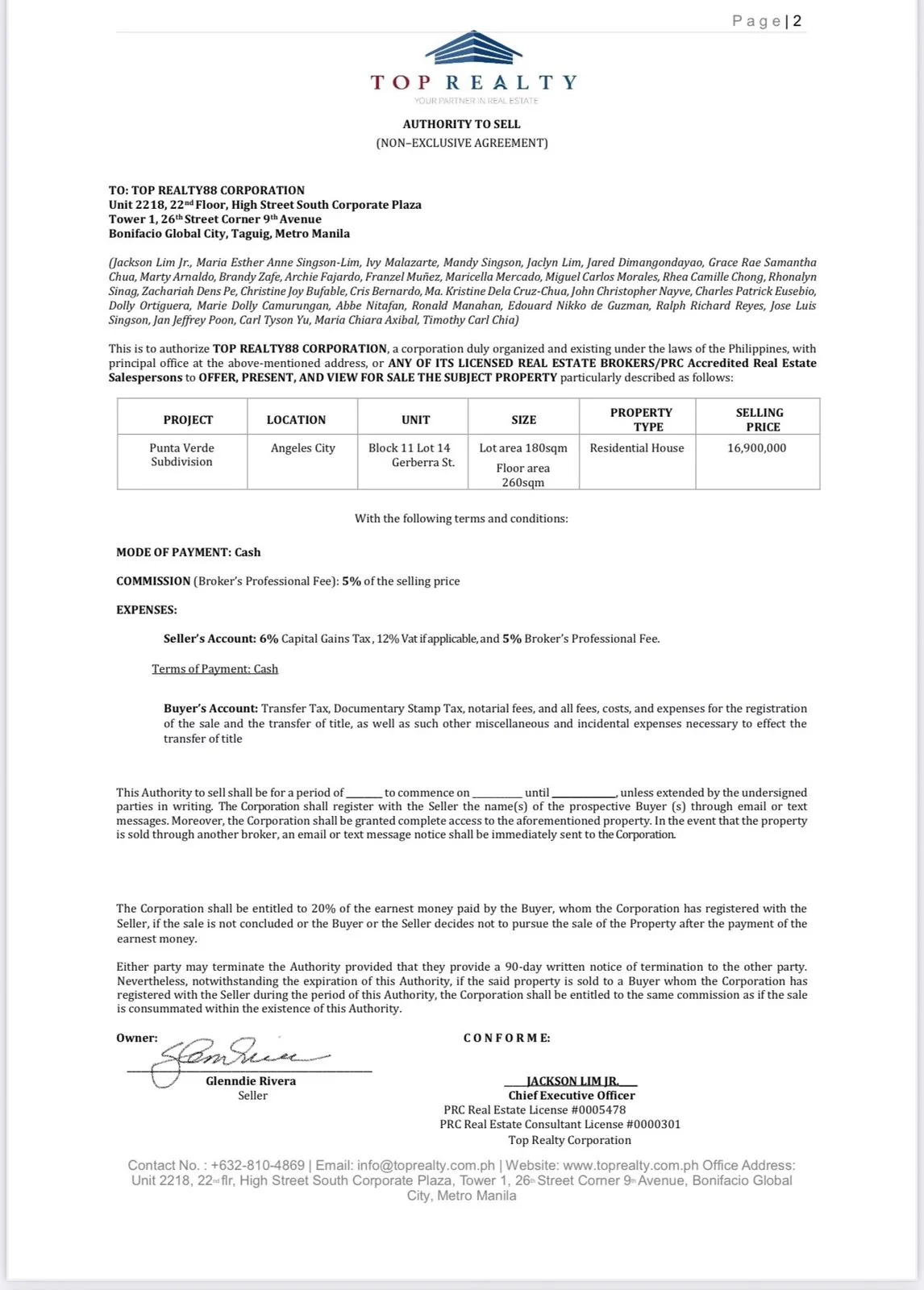 4 Bedroom House & Lot for Sale in Punta Verde Subdivision