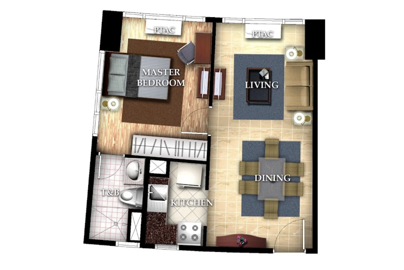 1 Bedroom Condominium for Rent in 8 Forbestown Road