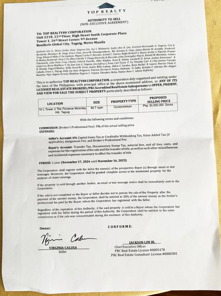 3 Bedroom Condominium for Sale in The Florence Residences