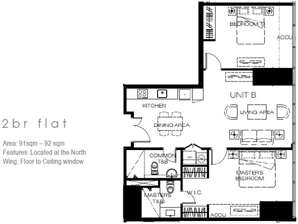 2 Bedroom Condominium for Sale in West Gallery Place