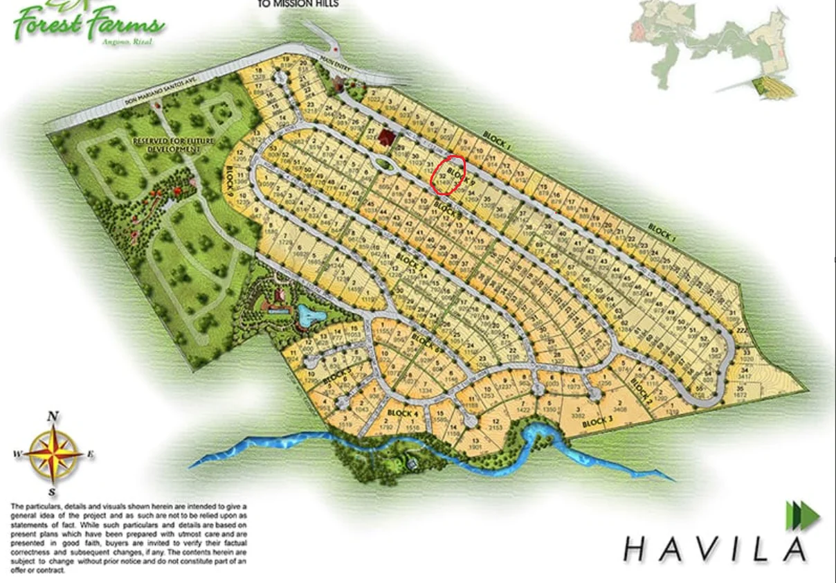 Lot for Sale in Forest Farms Havila