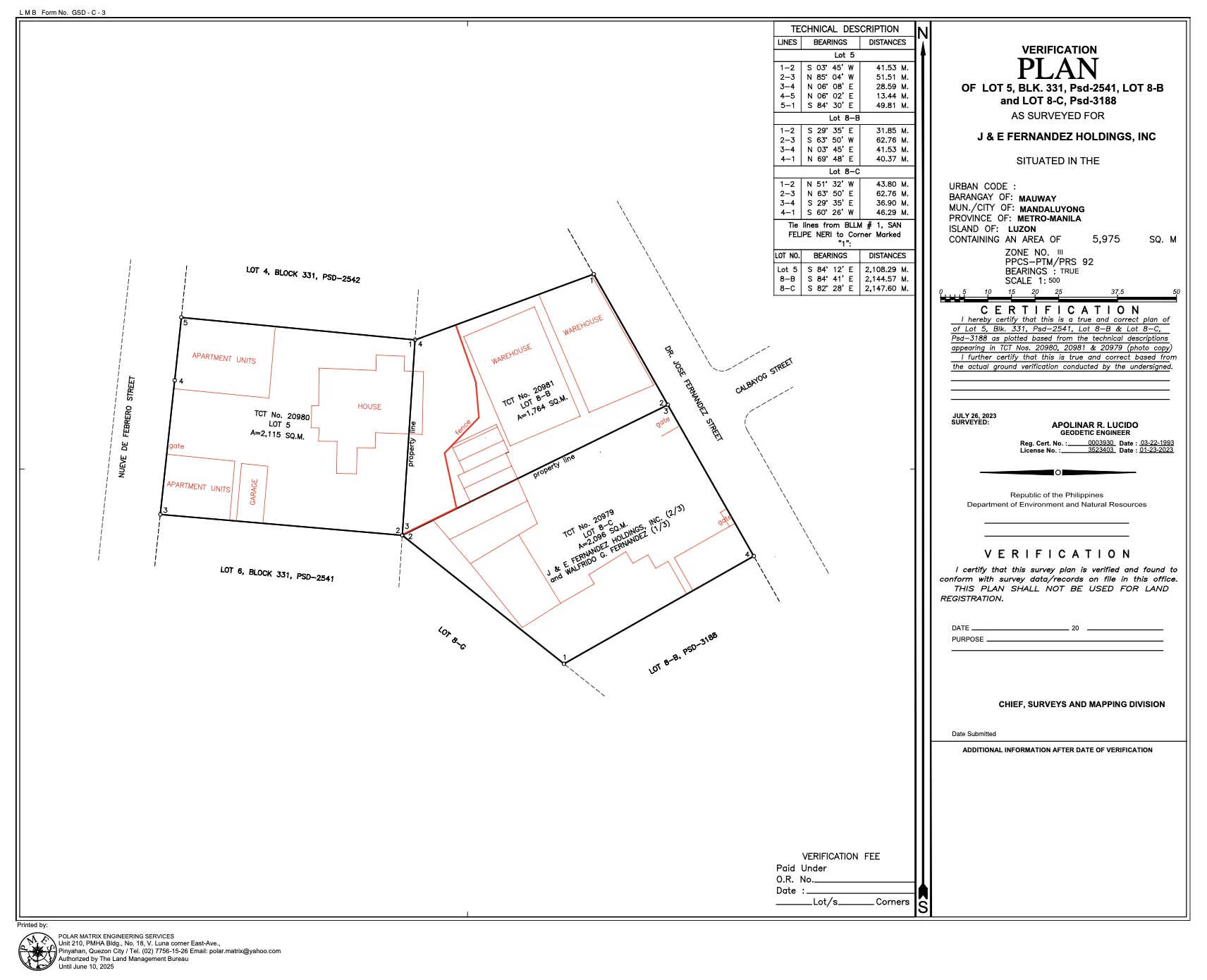 Lot for Sale in 340 Dr Jose Fernandez