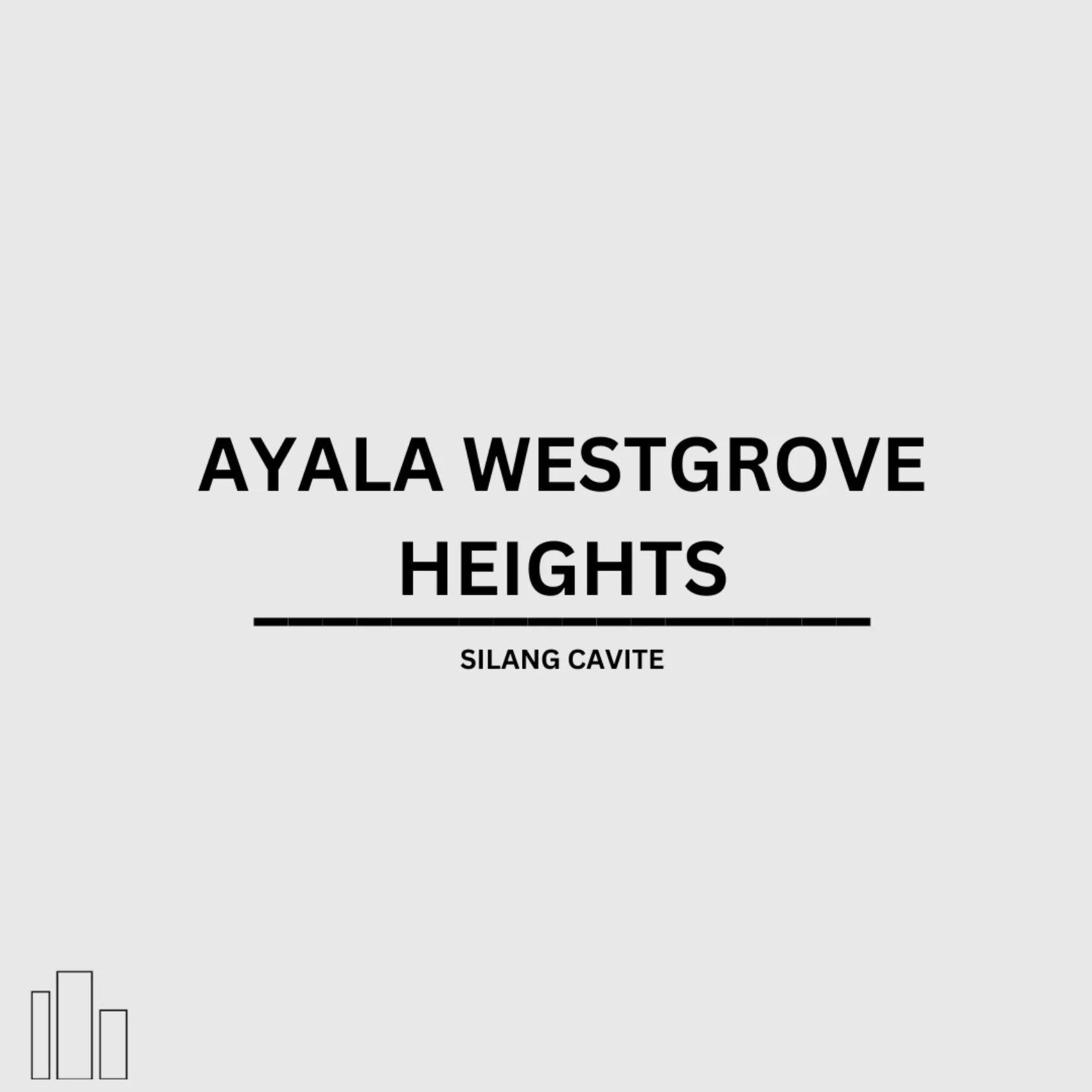 Lot for Sale in Ayala Westgrove Heights