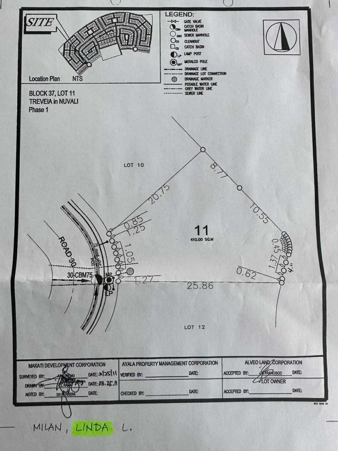 Lot for Sale in Treveia Nuvali