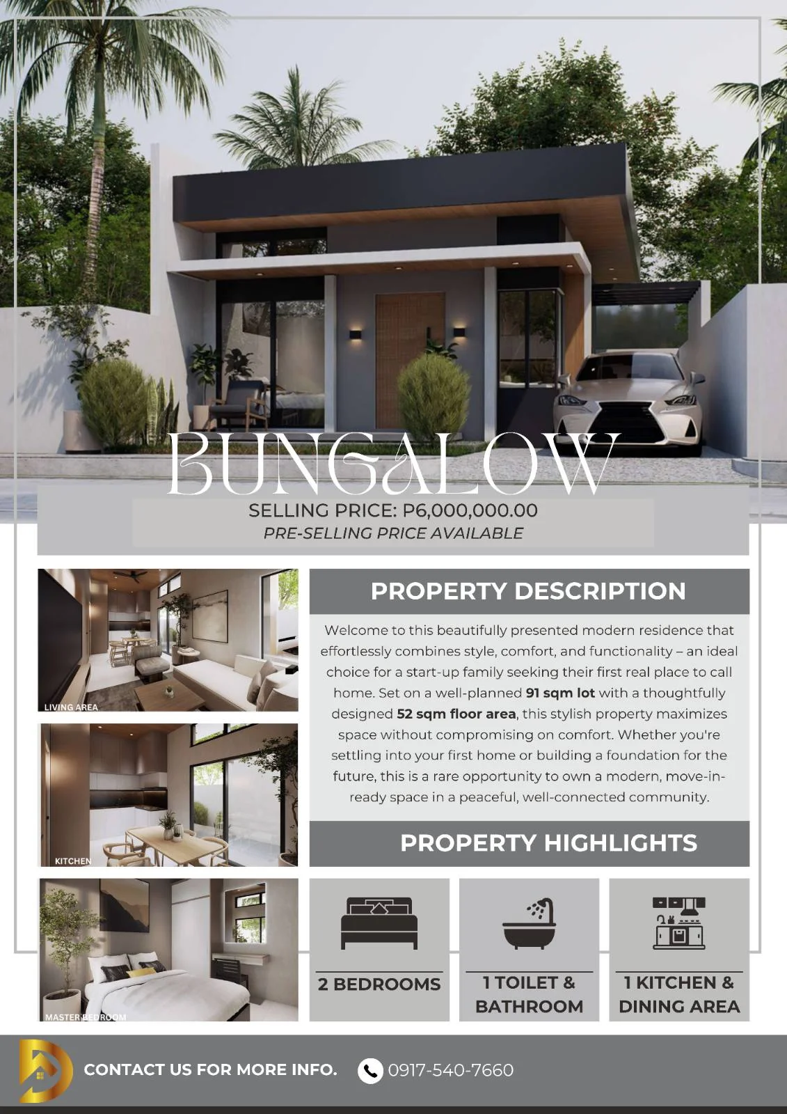 Avida Village, Cerise, Nuvali | 2BR 52sqm House & Lot for Sale in Laguna