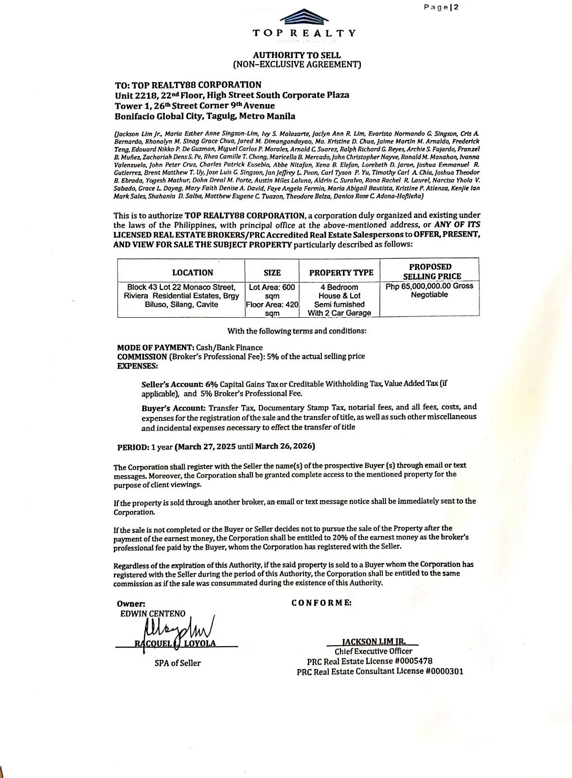 4 Bedroom House & Lot for Sale in Riviera Estates