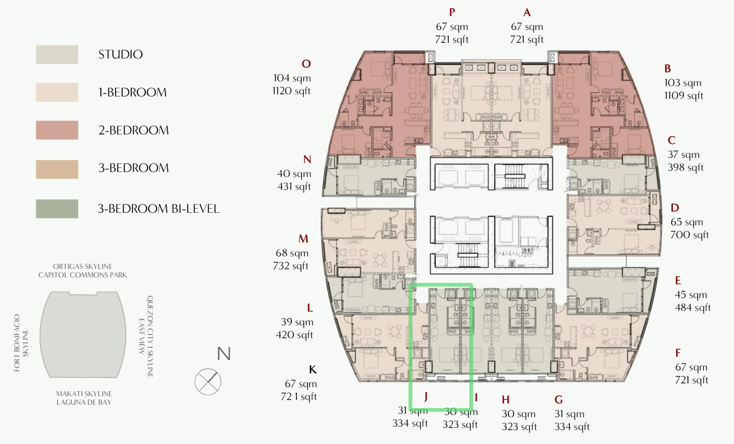 The Empress - Studio Condo For Sale in Pasig City