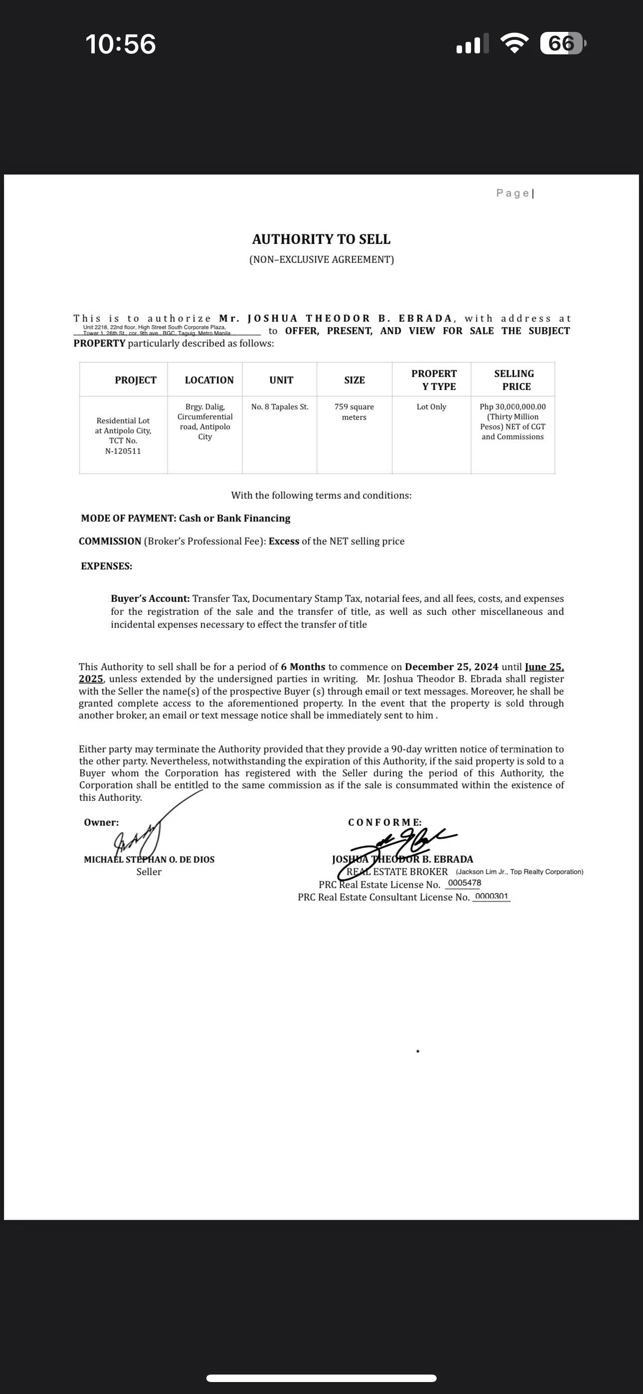 Lot for Sale in 8 Tapales