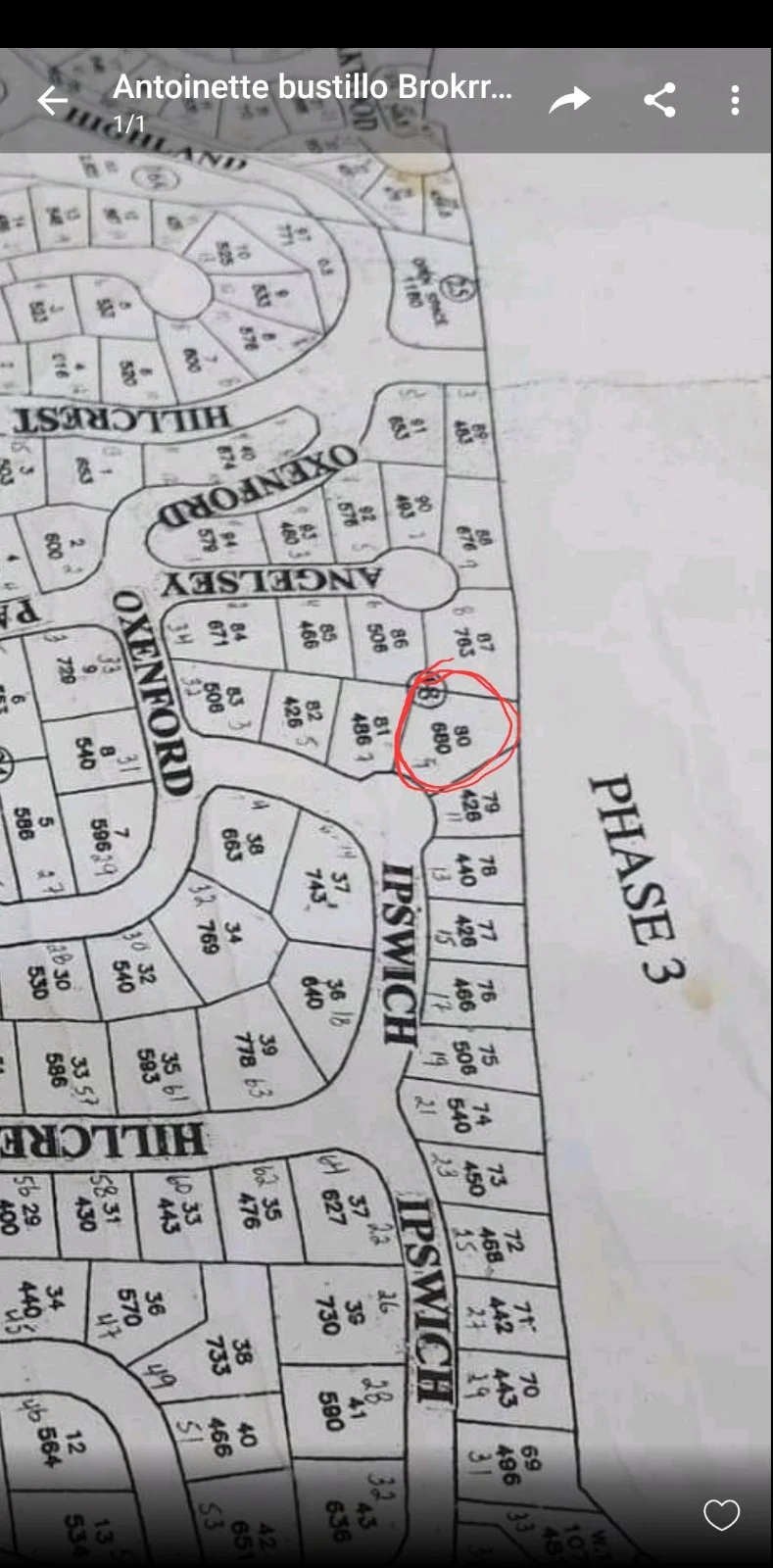 Lot for Sale in Parkridge Estate Subdivision